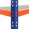 Estantería C-Max 200 azul y naranja con aglomerado