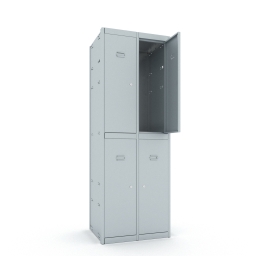  Taquillas Metálicas LockerPro 2 Puertas 2 Cuerpos