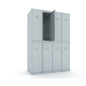 Taquillas Metálicas LockerPro 2 Puertas 4 Cuerpos