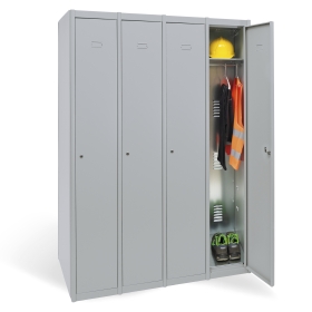 Taquillas Metálicas LockerPro 1 Puerta 4 Cuerpos